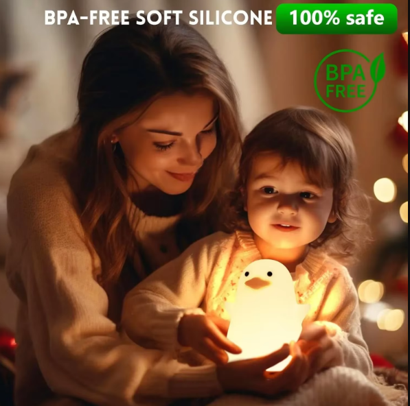 مصباح البطةو الباندا المصنوعين من السيليكون اللين