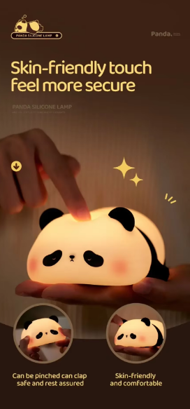 مصباح البطةو الباندا المصنوعين من السيليكون اللين