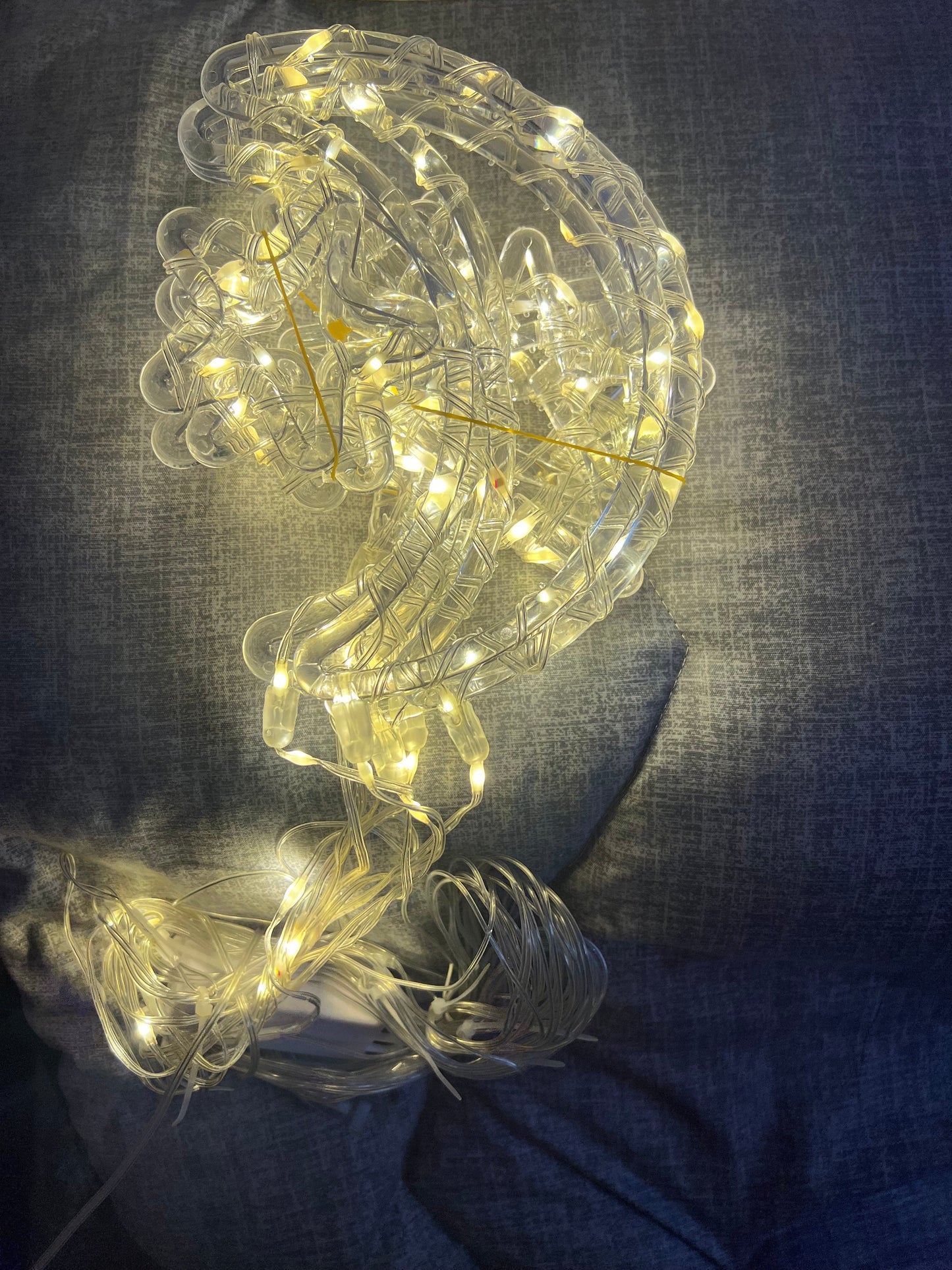 🌙الستار المضيئ لرمضان نجمة ⭐و هلال