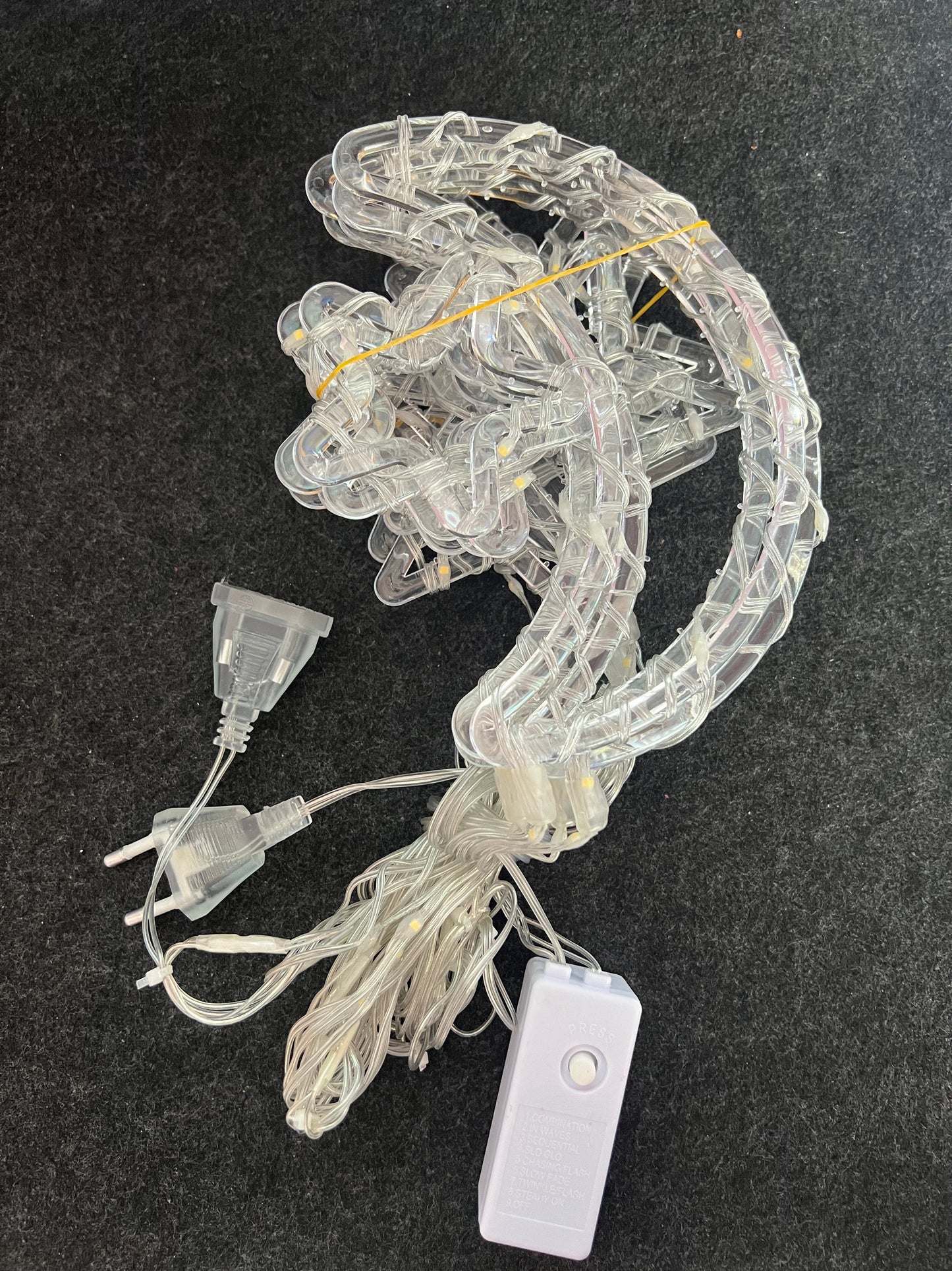 🌙الستار المضيئ لرمضان نجمة ⭐و هلال