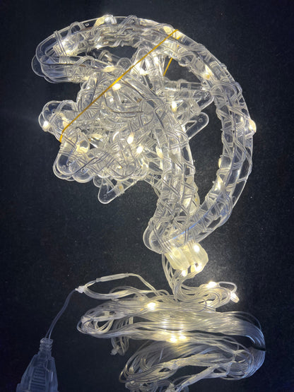 🌙الستار المضيئ لرمضان نجمة ⭐و هلال